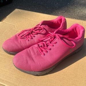 NOBULL Superfabric Trainer Hot Pink Grey Sole Men's 10.5